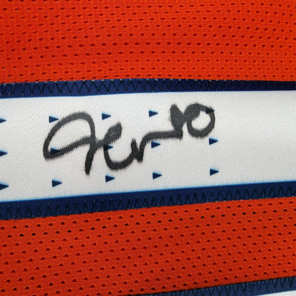 Autographed/Signed Jonathon Cooper Denver Current Orange Football Jersey JSA COA