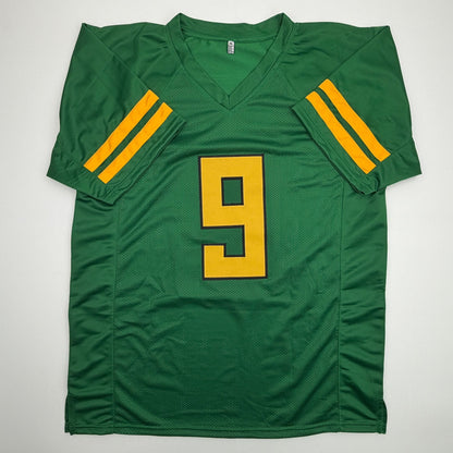 Autographed/Signed LeGarrette Blount Oregon Green College Football Jersey PSA/DNA COA