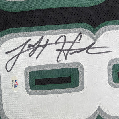 Autographed/Signed Jalyx Hunt Philadelphia Black Football Jersey PSA/DNA COA
