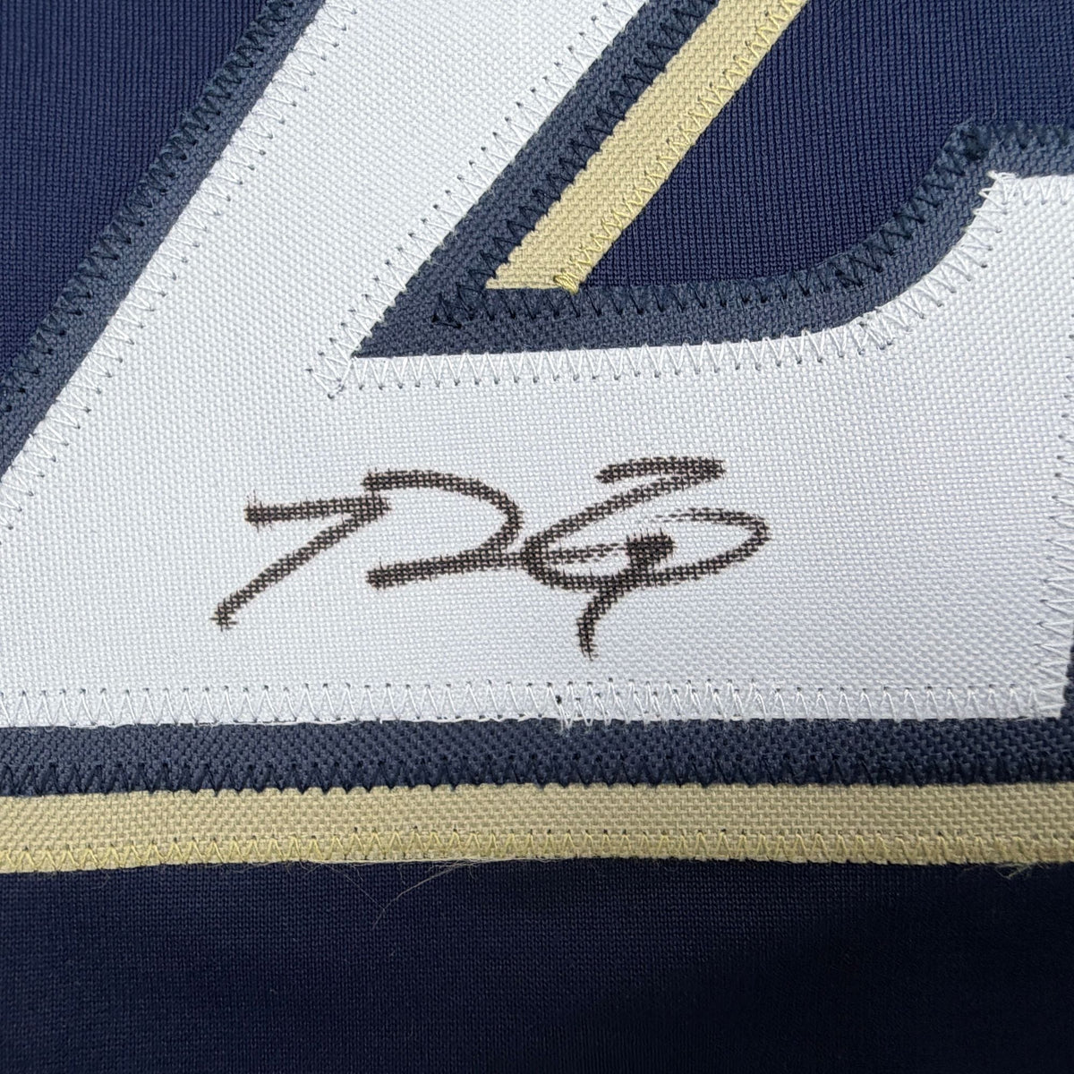 Autographed/Signed Prince Fielder Milwaukee Navy Blue Baseball Jersey JSA COA