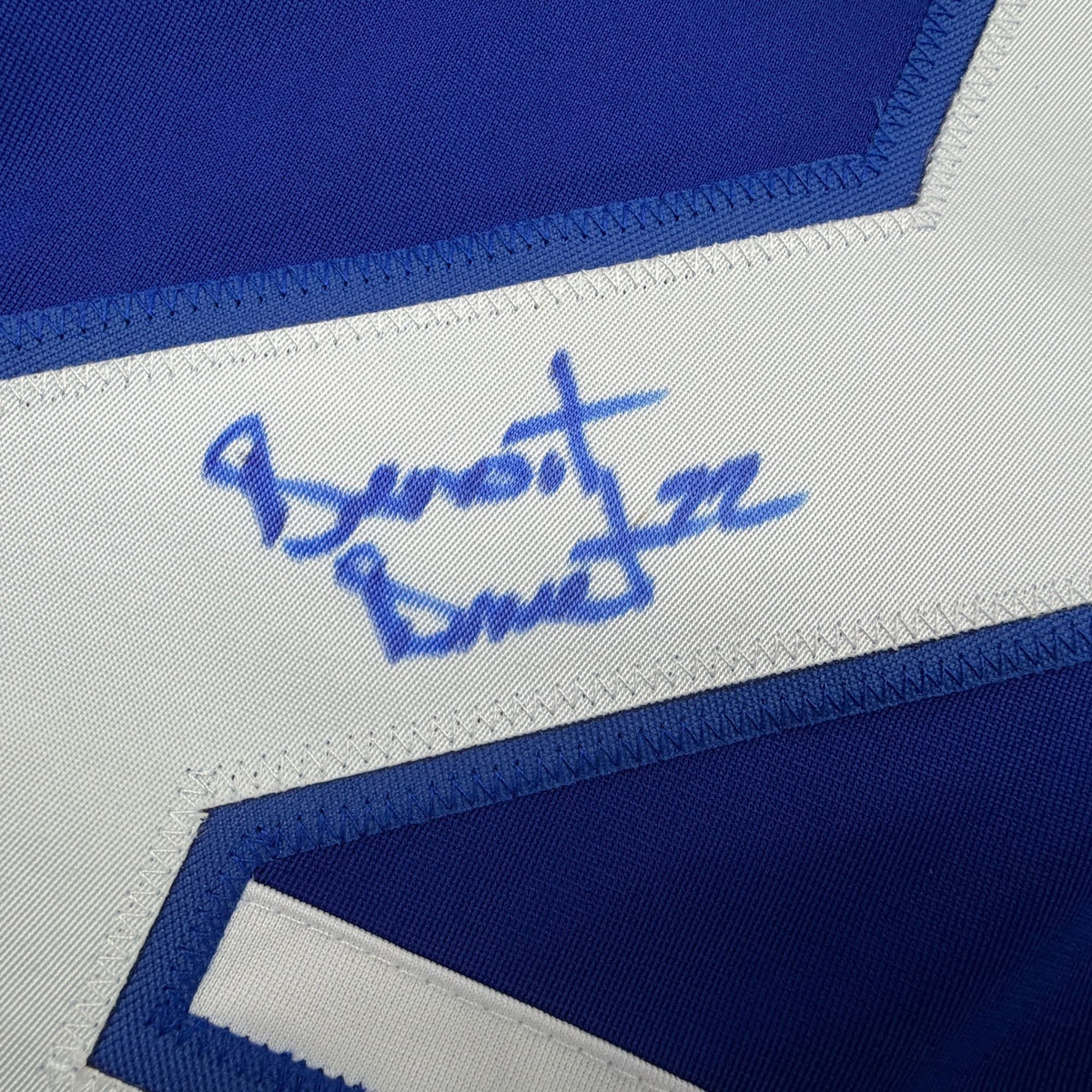 Autographed/Signed Benoit Brunet Montreal Red Hockey Jersey Beckett BAS COA