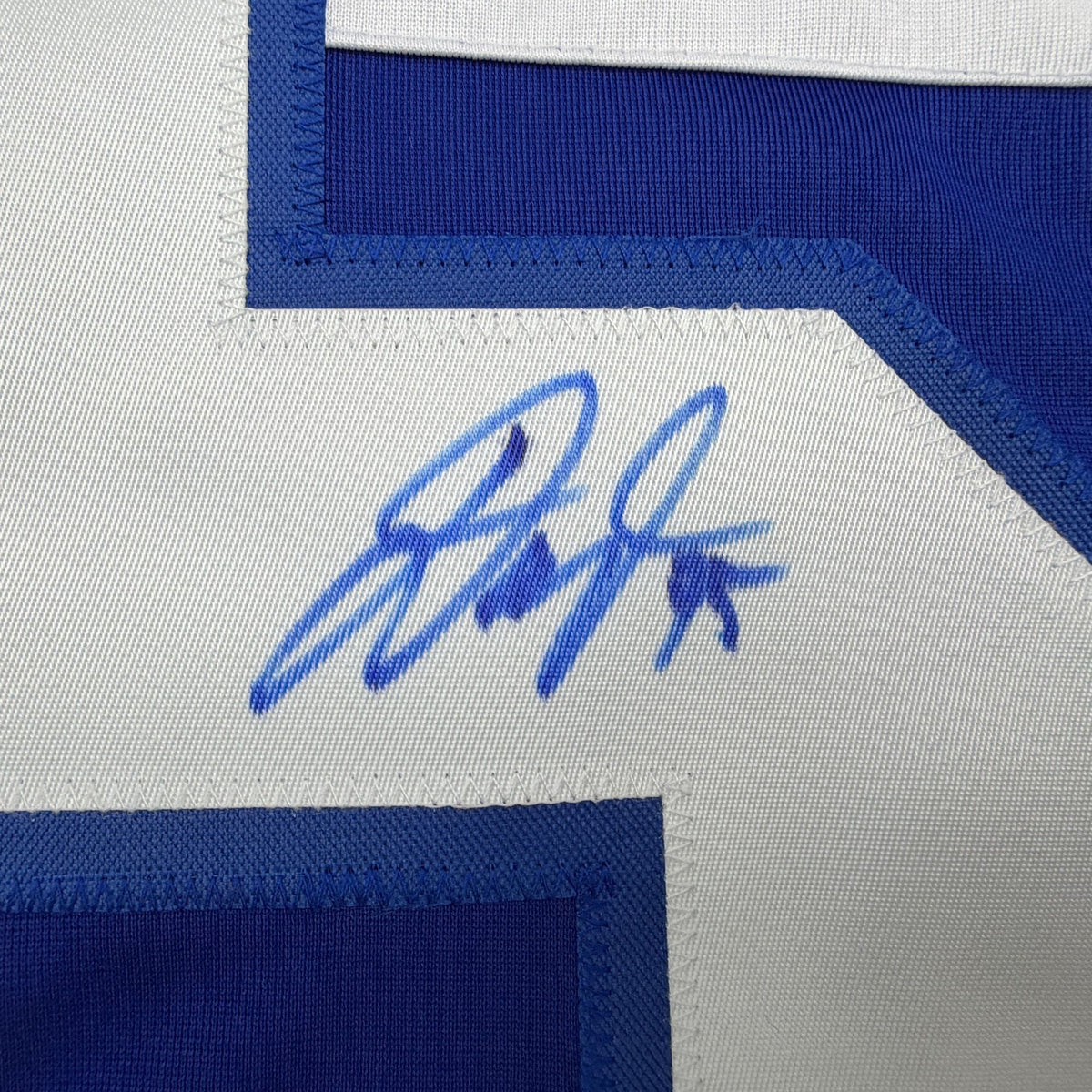 Autographed/Signed Jakub Dobes Montreal Red Hockey Jersey Beckett BAS COA