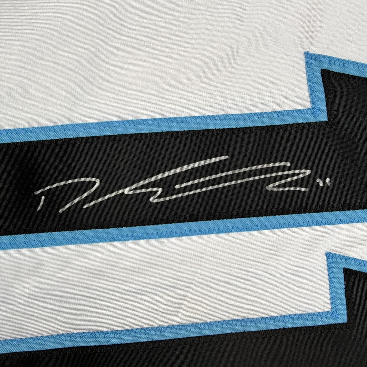 Autographed/Signed Dylan Guenther Utah White Hockey Jersey Beckett BAS COA