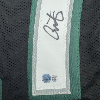 Framed Autographed/Signed Alshon Jeffery 35x39 Philadelphia Black Football Jersey Beckett BAS COA