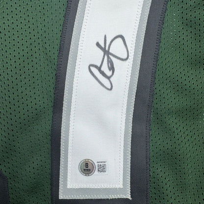 Framed Autographed/Signed Alshon Jeffery 35x39 Philadelphia Green Football Jersey Beckett BAS COA