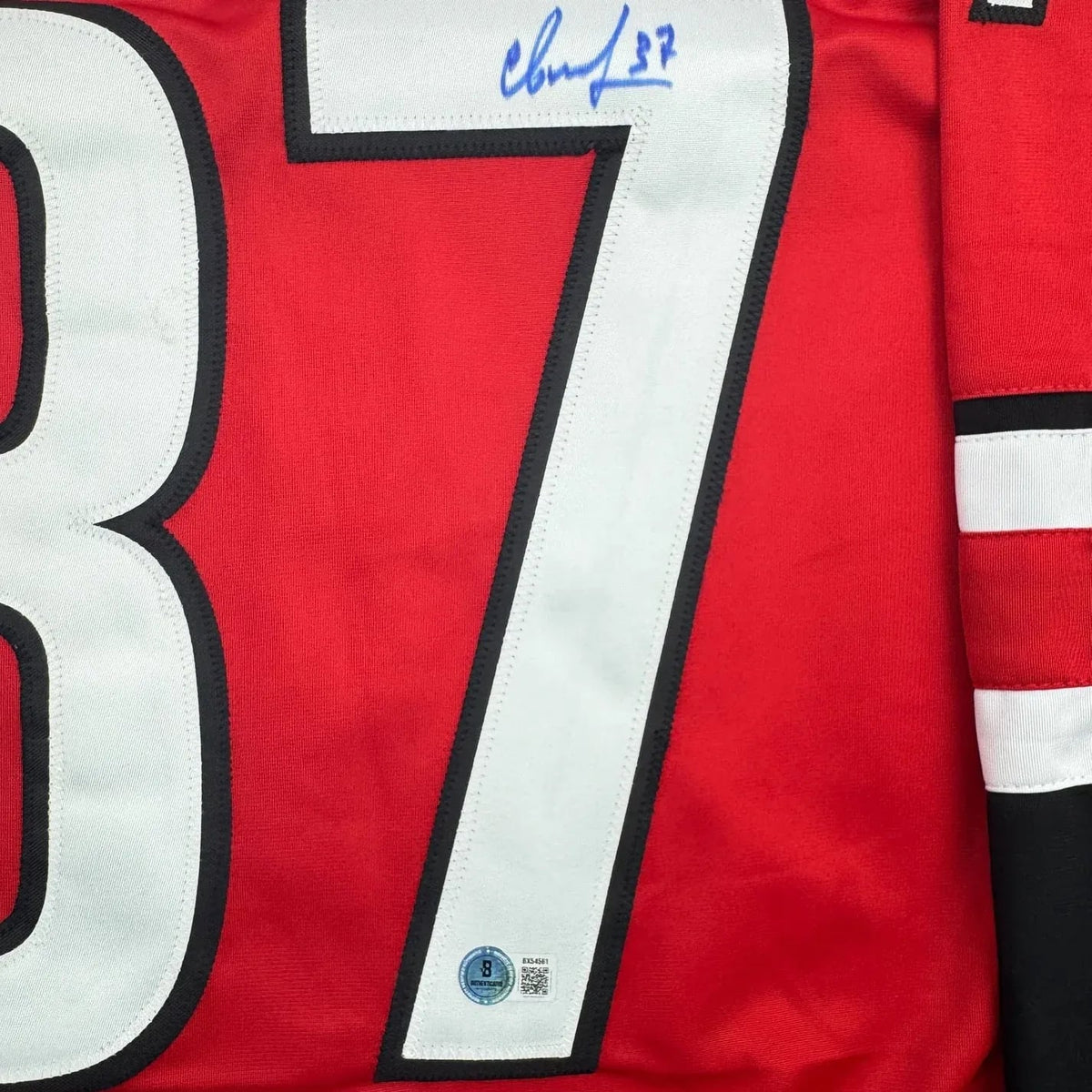 Framed Autographed/Signed Andrei Svechnikov 35x39 Carolina Red Hockey Jersey Beckett BAS COA