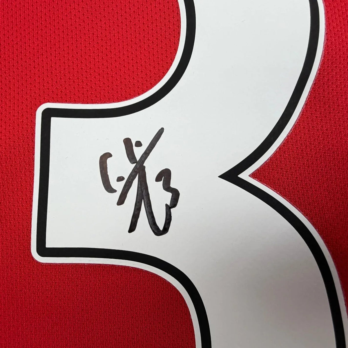Framed Autographed/Signed Ashley Cole 35x39 Arsenal Red Soccer Futbol Jersey Beckett BAS COA