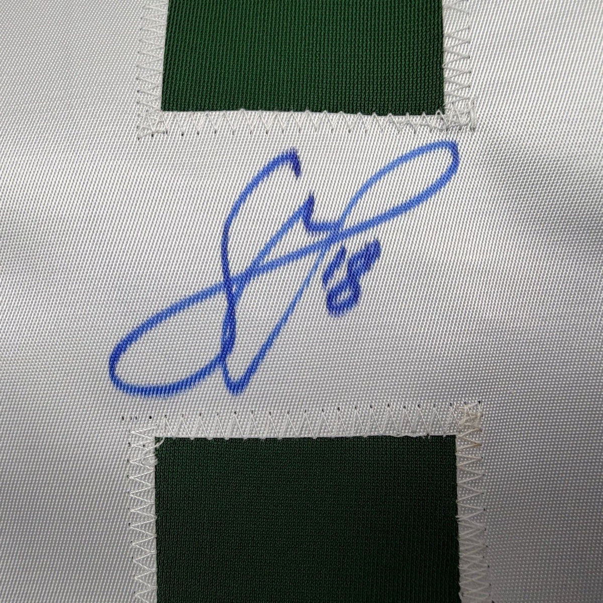 Framed Autographed/Signed Sam Steel 35x39 Dallas Green Hockey Jersey Beckett BAS COA