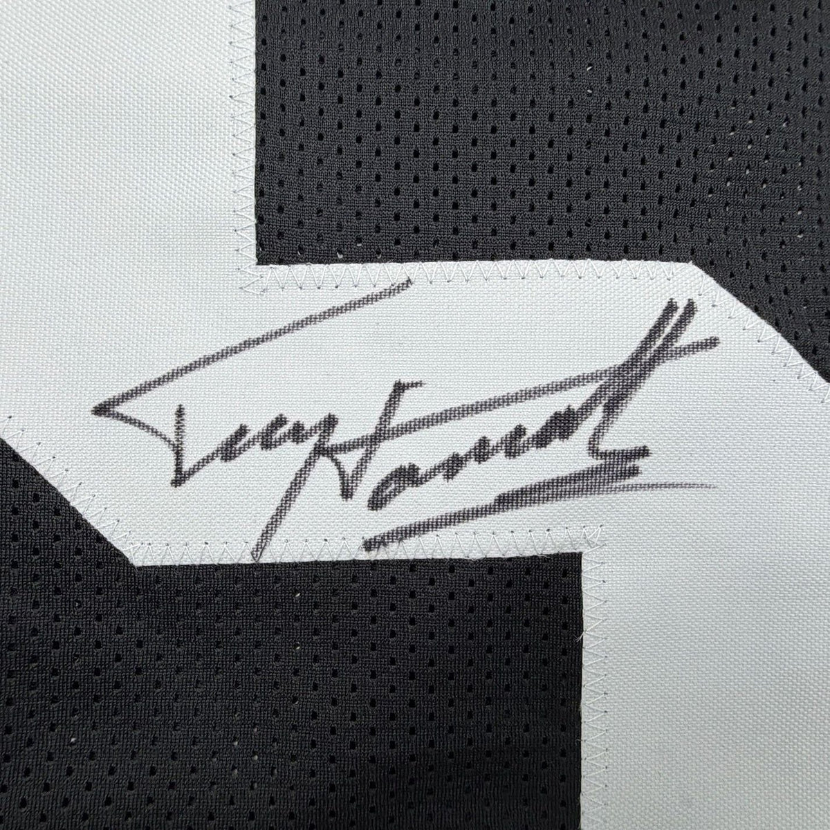 Framed Autographed/Signed Terry Hanratty 35x39 Pittsburgh Black Football Jersey Beckett BAS COA