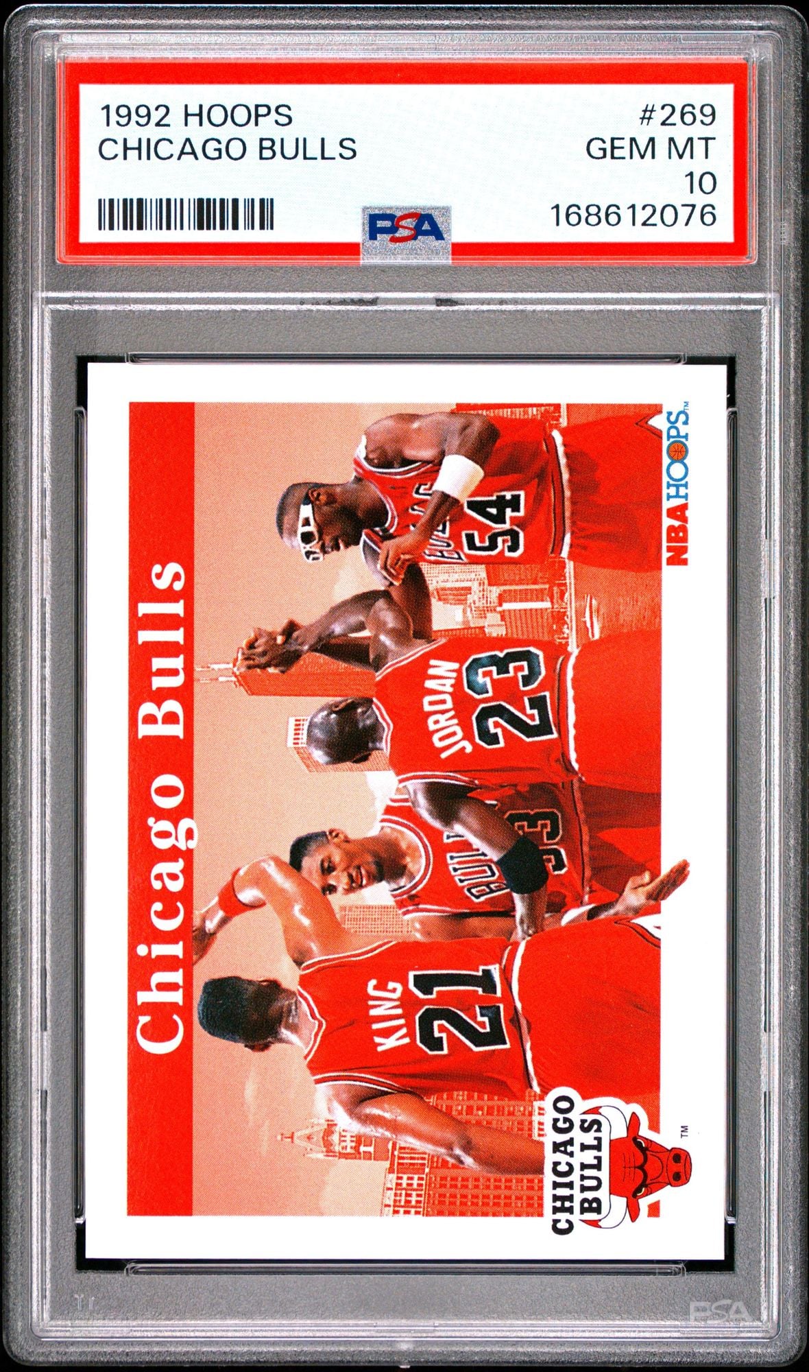 Graded 1992 NBA Hoops Michael Jordan #269 Chicago Bulls Basketball Card PSA 10 Gem Mint