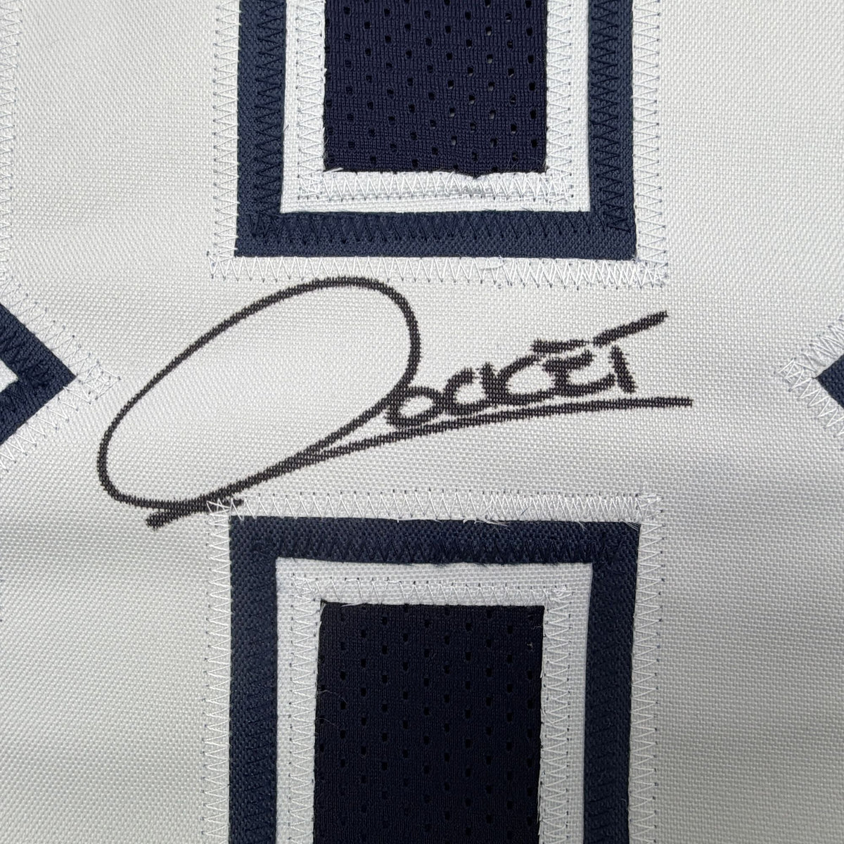 Autographed/Signed Raghib Rocket Ismail Dallas Navy Blue Football Jersey JSA COA