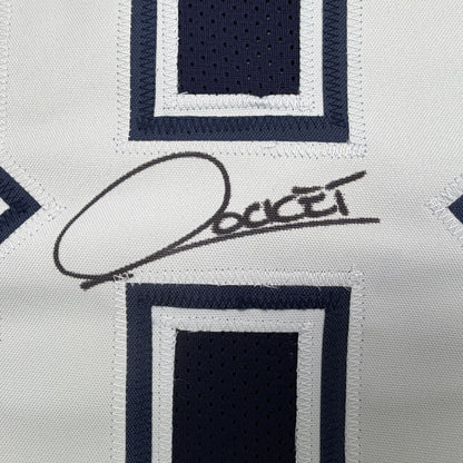 Autographed/Signed Raghib Rocket Ismail Dallas Navy Blue Football Jersey JSA COA