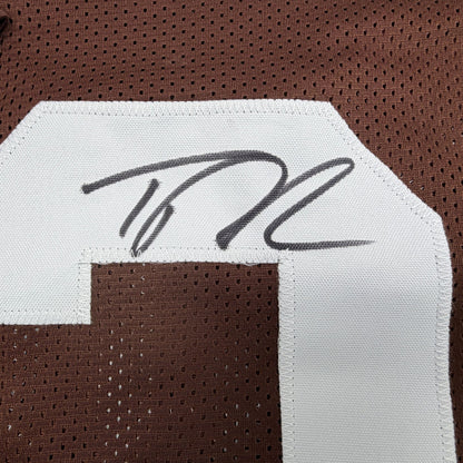 Autographed/Signed Trent Richardson Cleveland Brown Football Jersey JSA COA