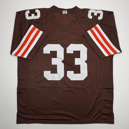 Autographed/Signed Trent Richardson Cleveland Brown Football Jersey JSA COA