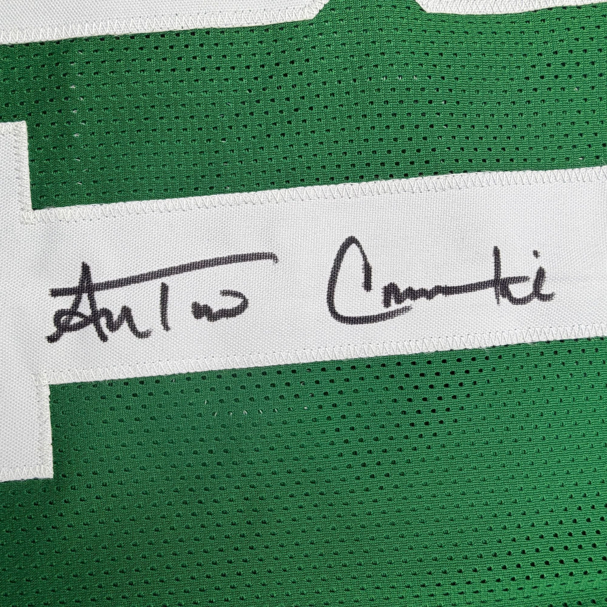 Autographed/Signed Antonio Cromartie New York Green Football Jersey JSA COA