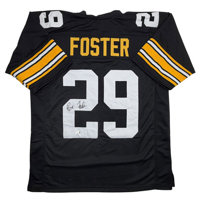 Autographed/Signed Barry Foster Pittsburgh Black Football Jersey JSA COA