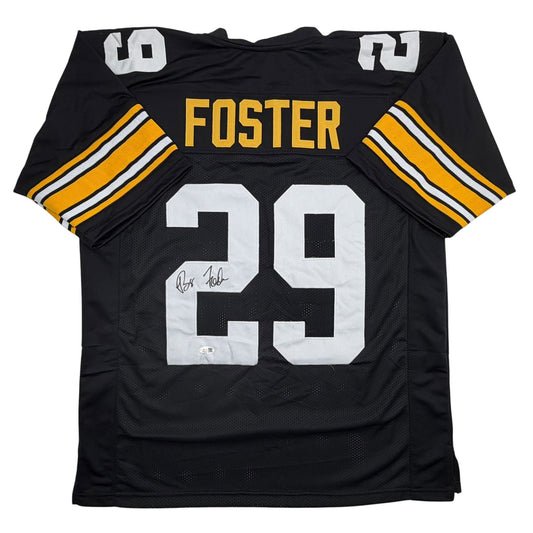 Autographed/Signed Barry Foster Pittsburgh Black Football Jersey JSA COA