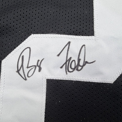 Autographed/Signed Barry Foster Pittsburgh Black Football Jersey JSA COA