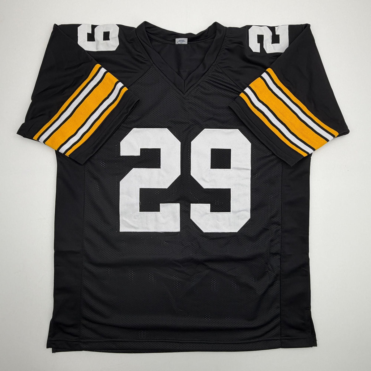 Autographed/Signed Barry Foster Pittsburgh Black Football Jersey JSA COA