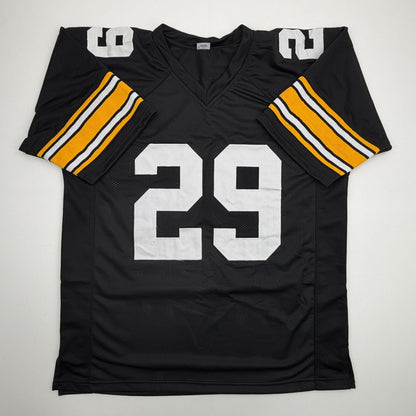 Autographed/Signed Barry Foster Pittsburgh Black Football Jersey JSA COA