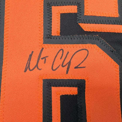 Autographed/Signed Matt Chapman San Francisco Black Baseball Jersey Beckett BAS COA