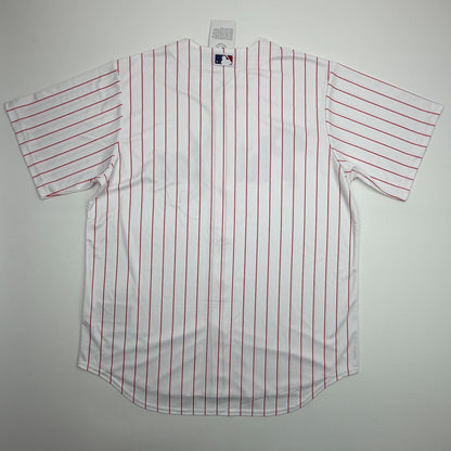 Autographed/Signed Andrew Painter Philadelphia Phillies Pinstripe Authentic Baseball Jersey Fanatics & MLB COA