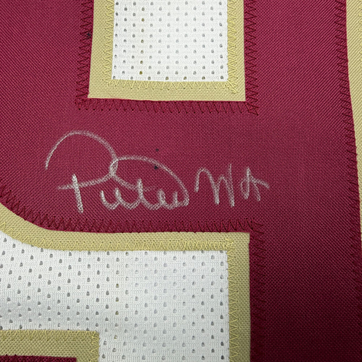 Autographed/Signed Peter Warrick Florida State FSU White College Football Jersey JSA COA