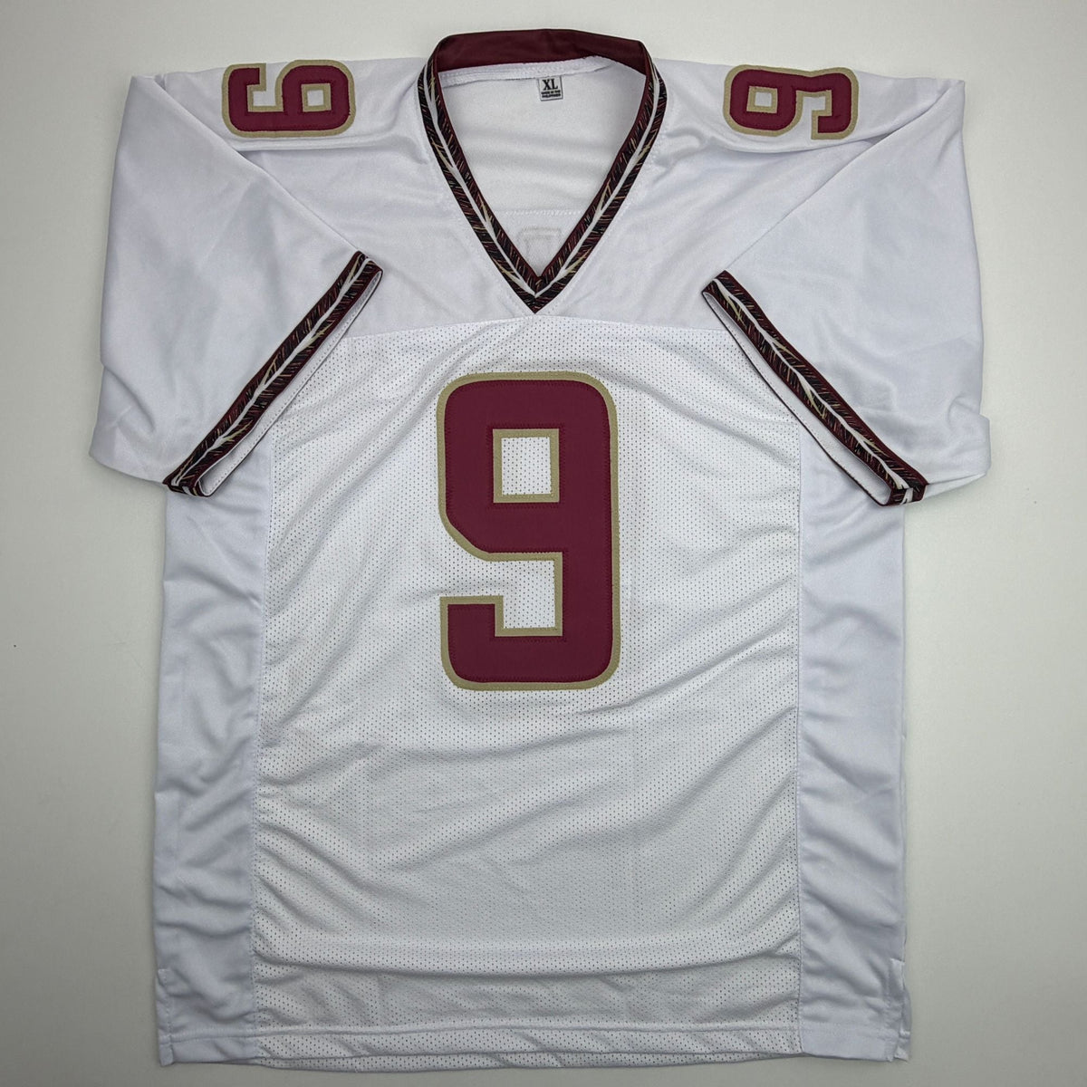 Autographed/Signed Peter Warrick Florida State FSU White College Football Jersey JSA COA