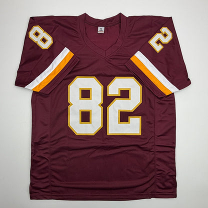 Autographed/Signed Michael Westbrook Washington Maroon Football Jersey JSA COA