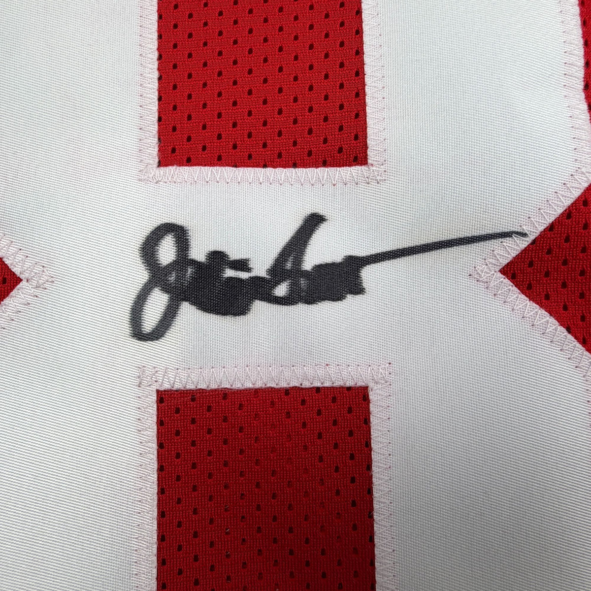 Autographed/Signed Jackie Smith Arizona Red Football Jersey JSA COA