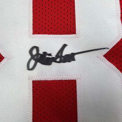 Autographed/Signed Jackie Smith Arizona Red Football Jersey JSA COA