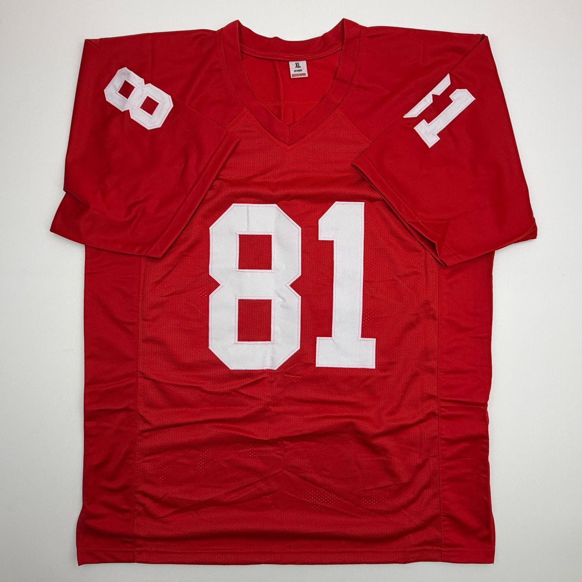 Autographed/Signed Jackie Smith Arizona Red Football Jersey JSA COA