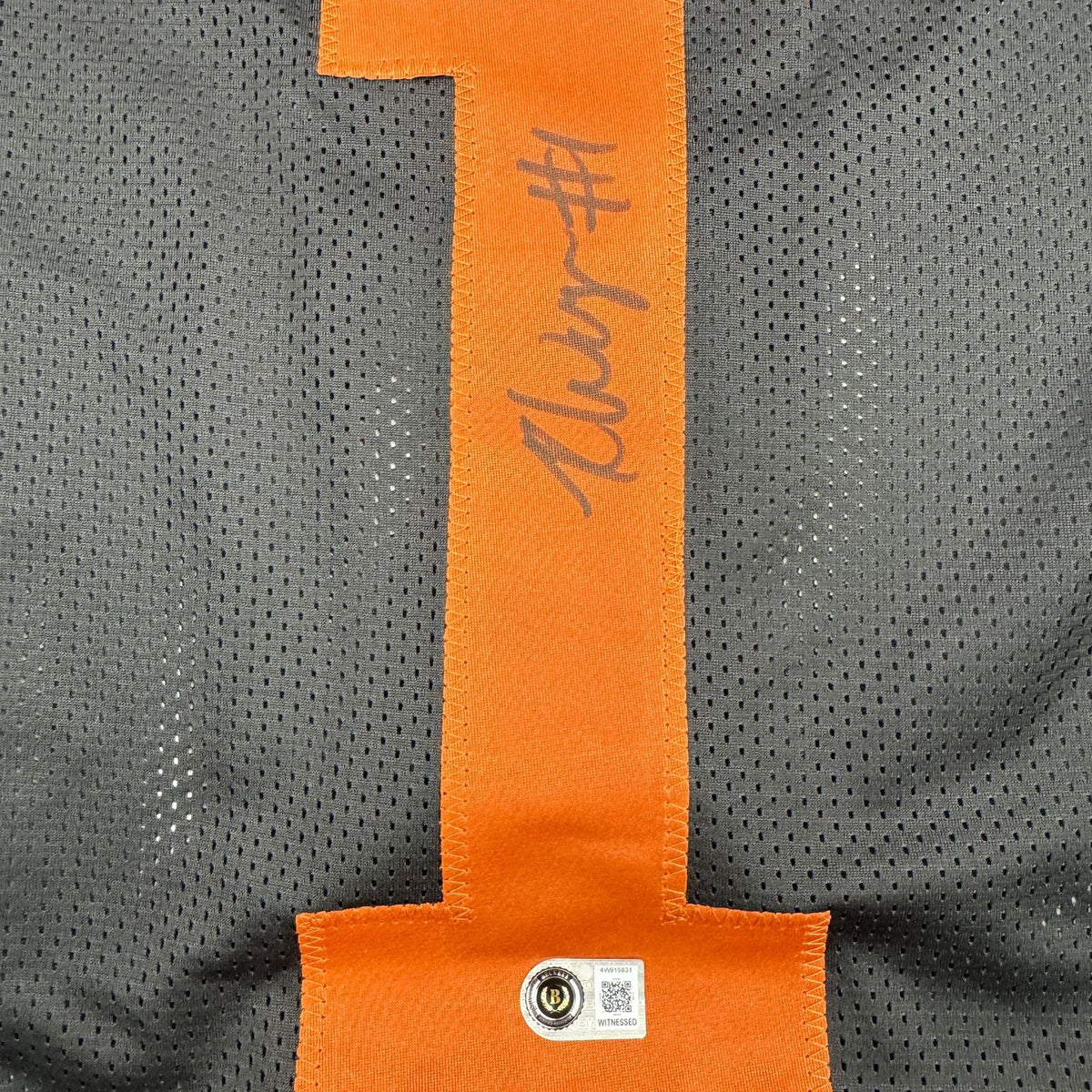 Autographed/Signed Ryan Wingo Texas Black College Football Jersey Beckett BAS COA