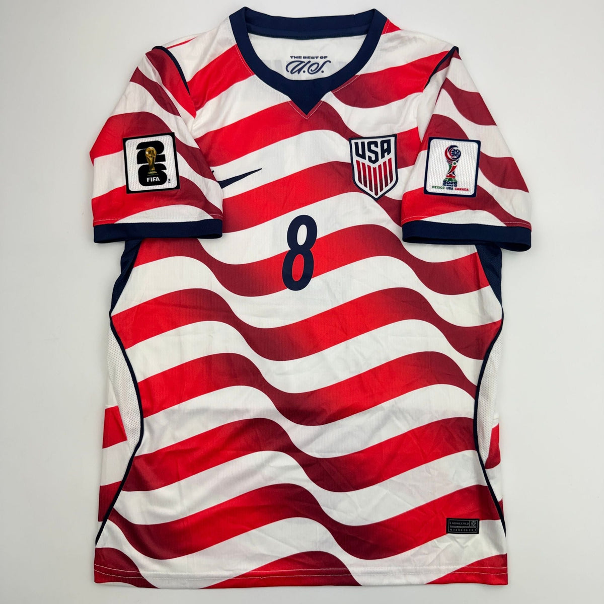 Autographed/Signed Weston McKennie White Soccer Team USA World Cup Jersey PSA/DNA COA