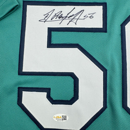 Autographed/Signed Randy Arozarena Seattle Teal Baseball Jersey JSA COA