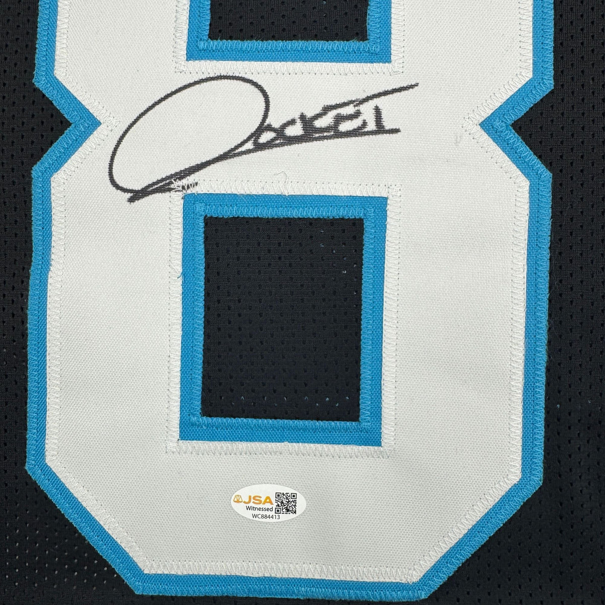 Autographed/Signed Raghib Rocket Ismail Carolina Black Football Jersey JSA COA