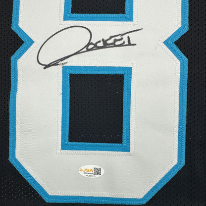 Autographed/Signed Raghib Rocket Ismail Carolina Black Football Jersey JSA COA