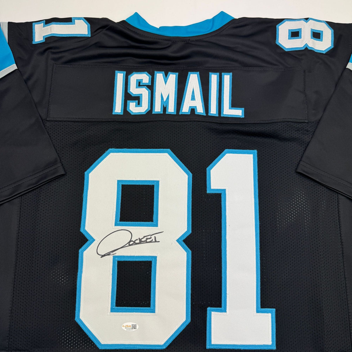 Autographed/Signed Raghib Rocket Ismail Carolina Black Football Jersey JSA COA