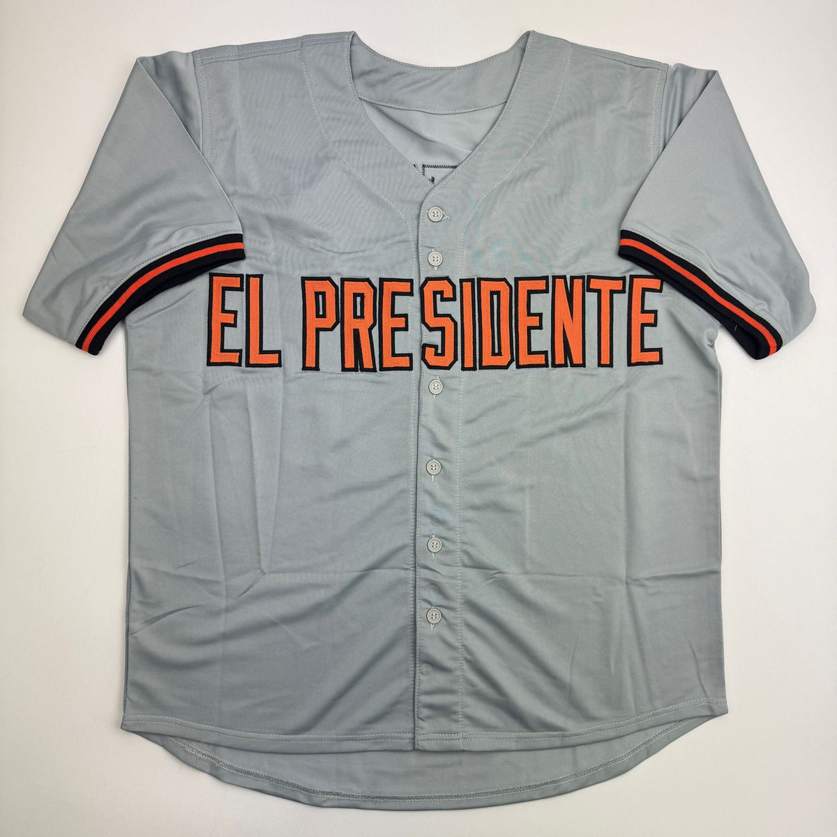 Autographed/Signed Dennis Martinez Baltimore Grey Baseball Jersey JSA COA