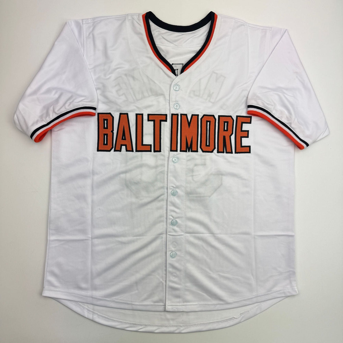 Autographed/Signed Dennis Martinez Baltimore White Baseball Jersey JSA COA