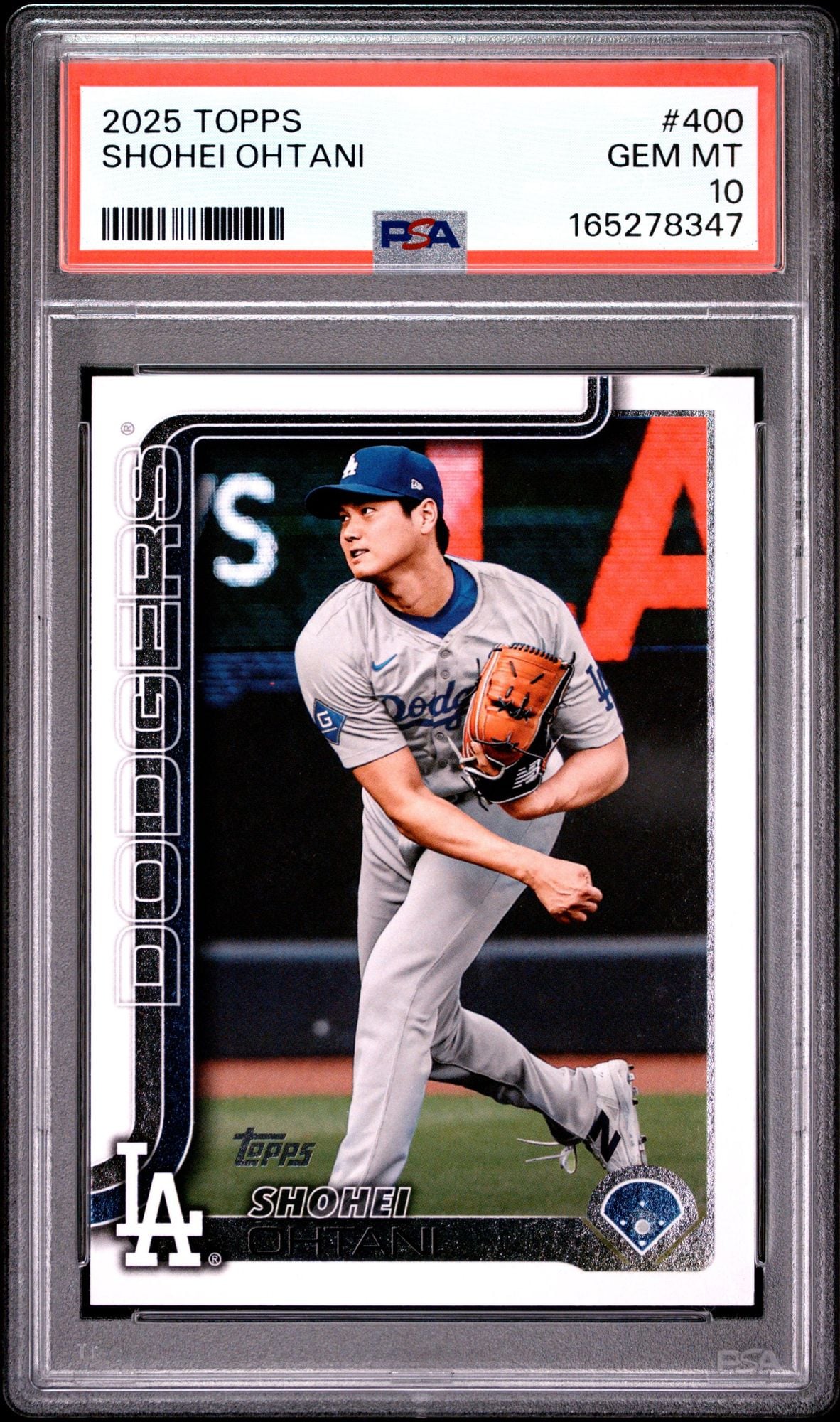 Graded 2025 Topps Series Two Shohei Ohtani #400 Baseball Card PSA 10 Gem Mint