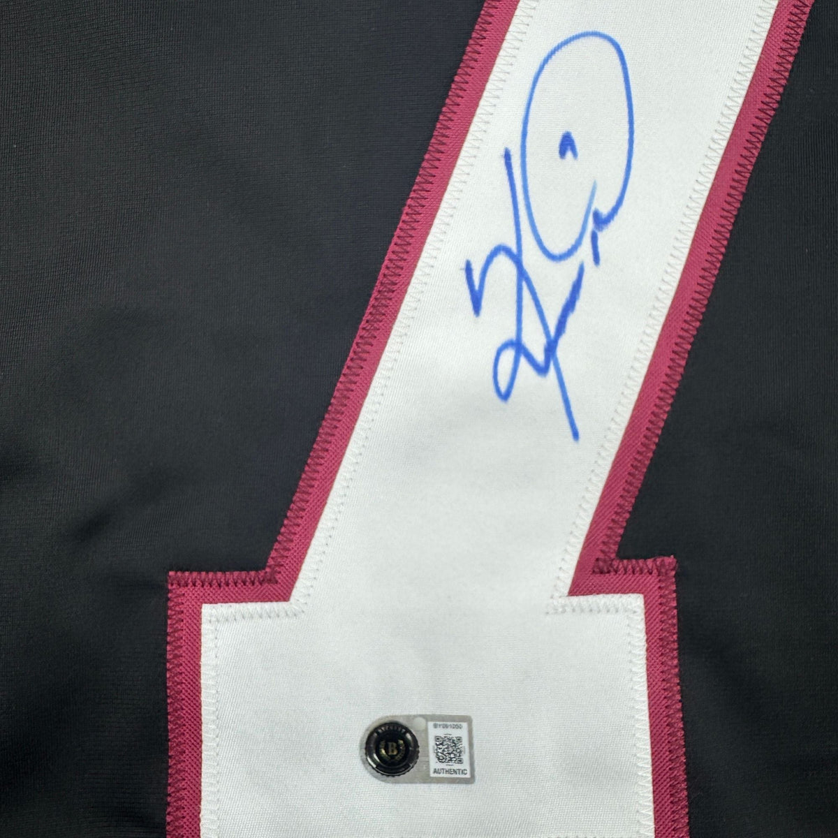 Autographed/Signed Keith Tkachuk Phoenix Black Hockey Jersey Beckett BAS COA