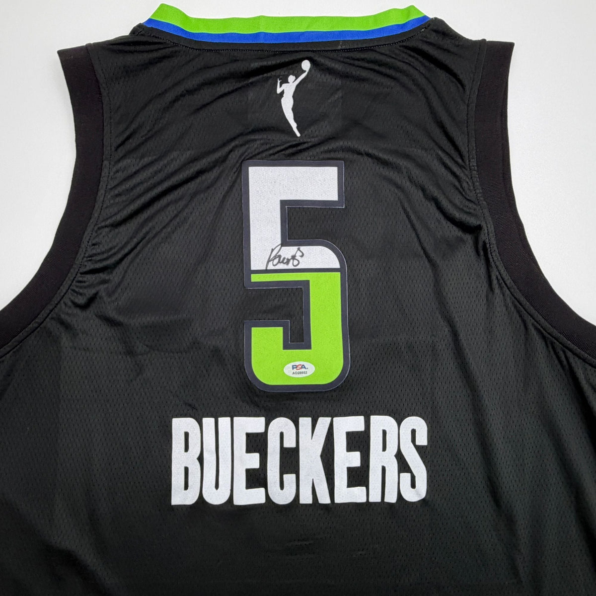 Autographed/Signed Paige Bueckers Dallas Wings Black Rebel Edition Basketball Jersey PSA/DNA COA