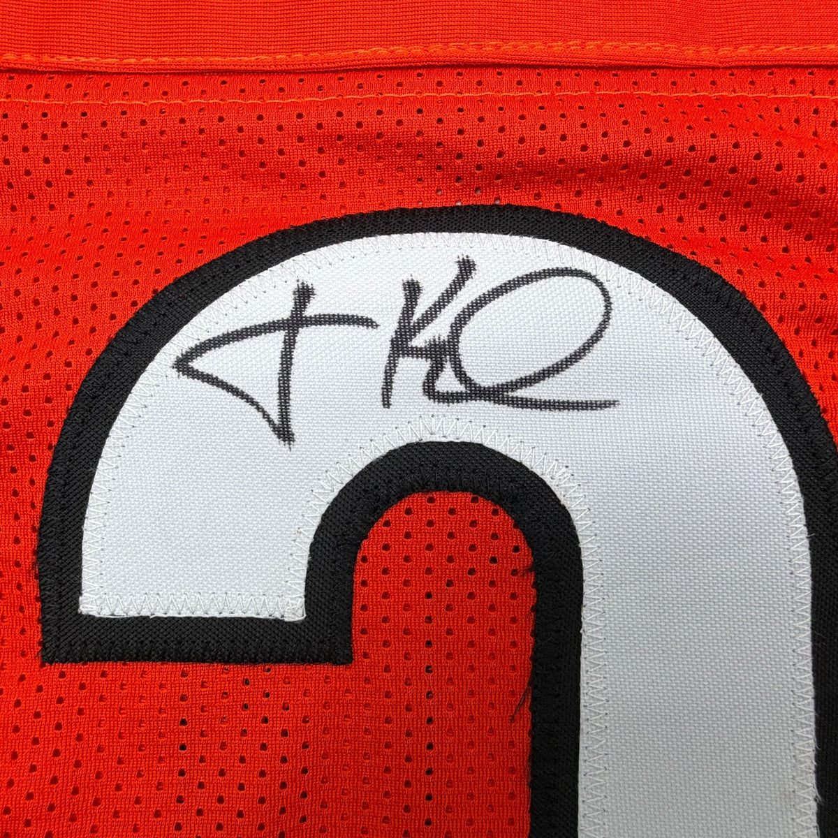 Autographed/Signed Jon Kitna Cincinnati Orange Football Jersey JSA COA