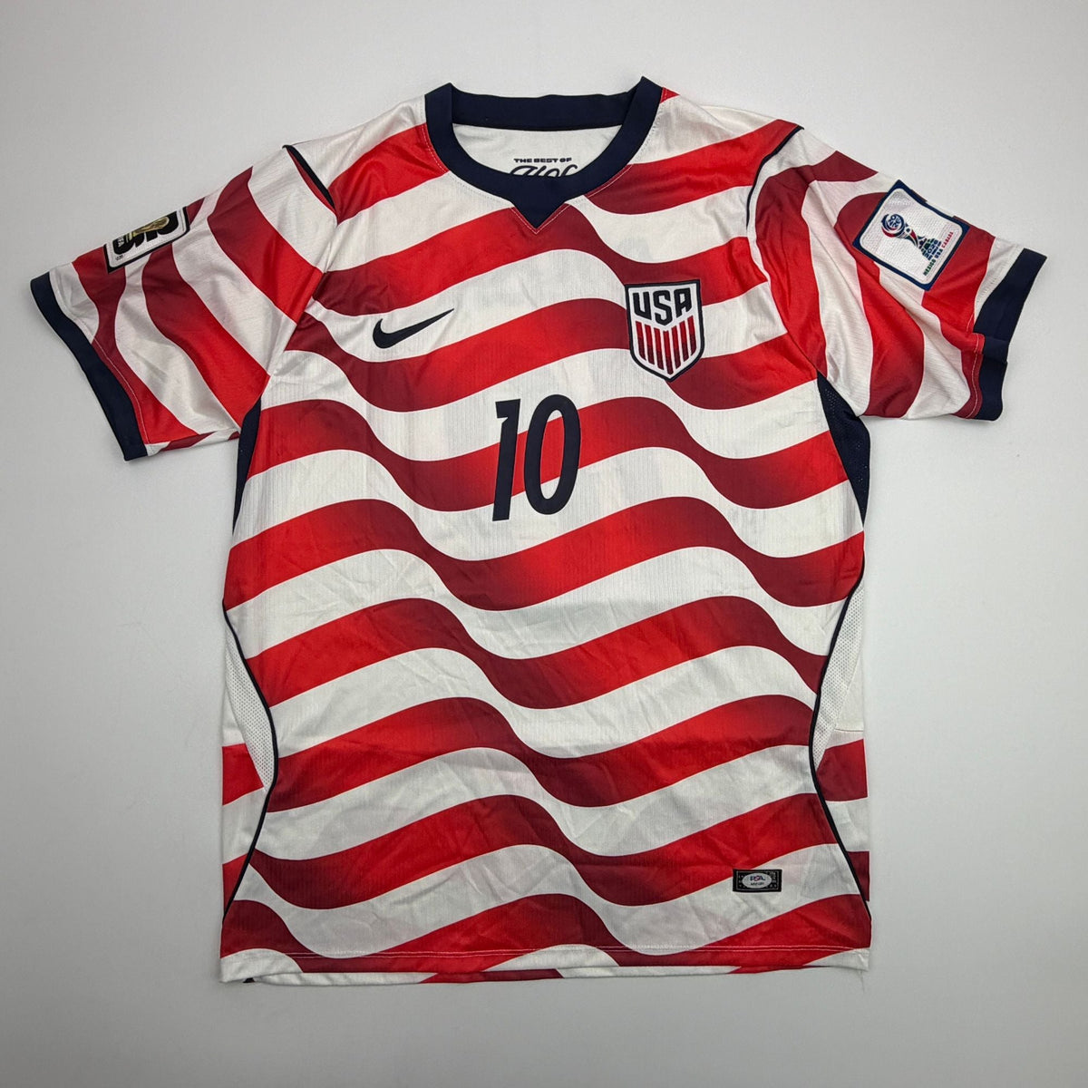 Autographed/Signed Christian Pulisic White Soccer Team USA World Cup Jersey PSA/DNA COA