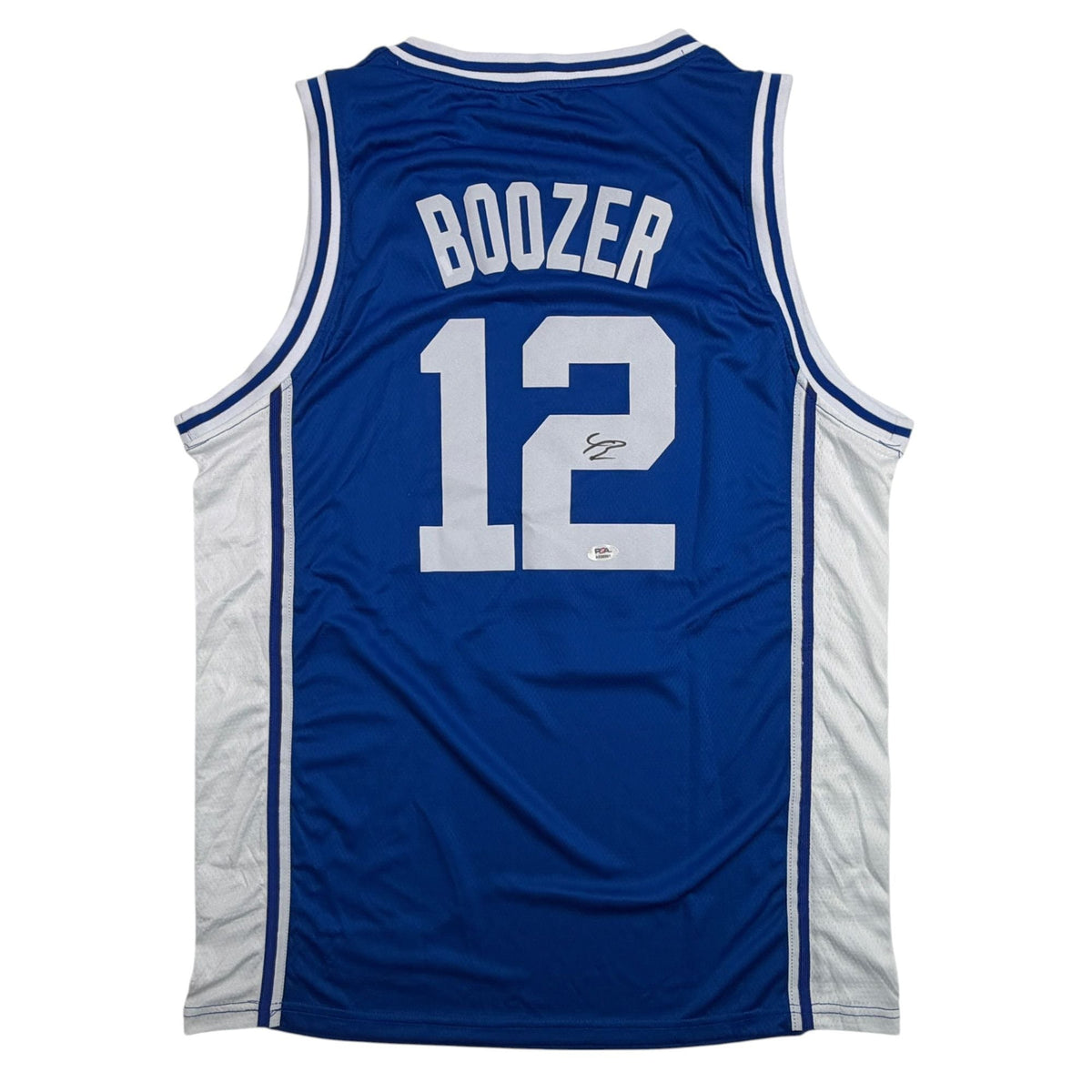 Autographed/Signed Cameron Boozer Duke Blue College Basketball Jersey PSA/DNA COA
