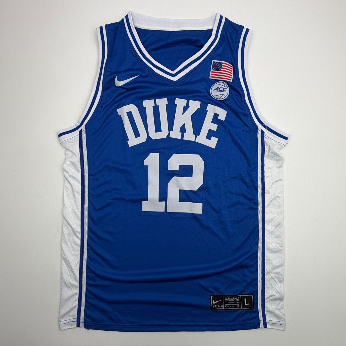 Autographed/Signed Cameron Boozer Duke Blue College Basketball Jersey PSA/DNA COA
