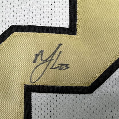 Autographed/Signed Marshon Lattimore New Orleans Color Rush Football Jersey JSA COA