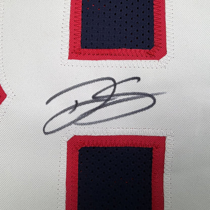 Autographed/Signed Dalton Schultz Houston Blue Football Jersey Beckett BAS COA