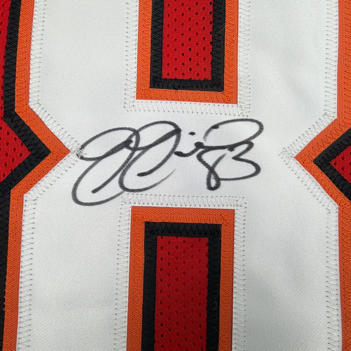 Autographed/Signed Joe Jurevicius Tampa Bay Red Football Jersey JSA COA